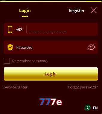 777E login preview
